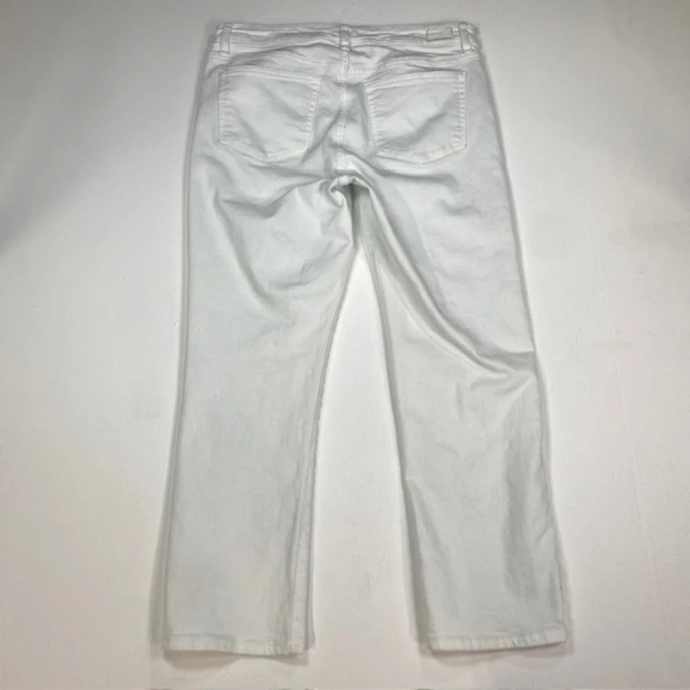 Lauren Ralph Lauren‎ Premier Straight Crop Jeans Womens 8 White Denim Pants